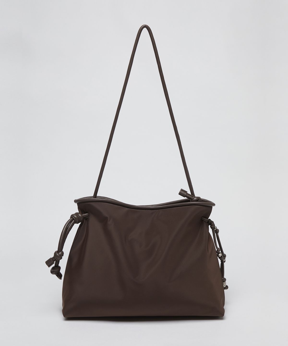 아카이브앱크(ARCHIVEPKE) Gem shoulder bag(Nylon brown)_OVBAX25113DKB
