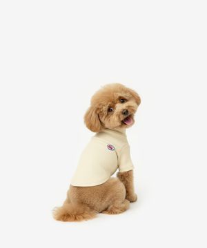 강아지 베이직 목폴라 (베이지)
