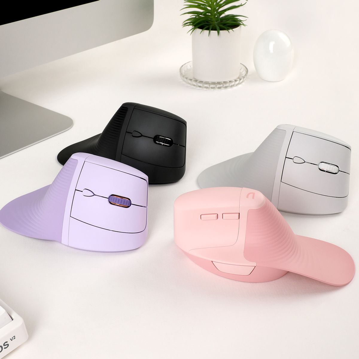 콕스(COX) 앱코 WEM65 인체공학 WIRELESS FREE 무선 버티컬 마우스