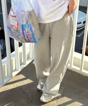 투웨이 조거 스웻팬츠_멜란지그레이