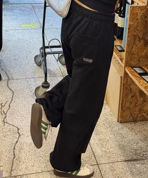 투웨이 조거 스웻팬츠_블랙