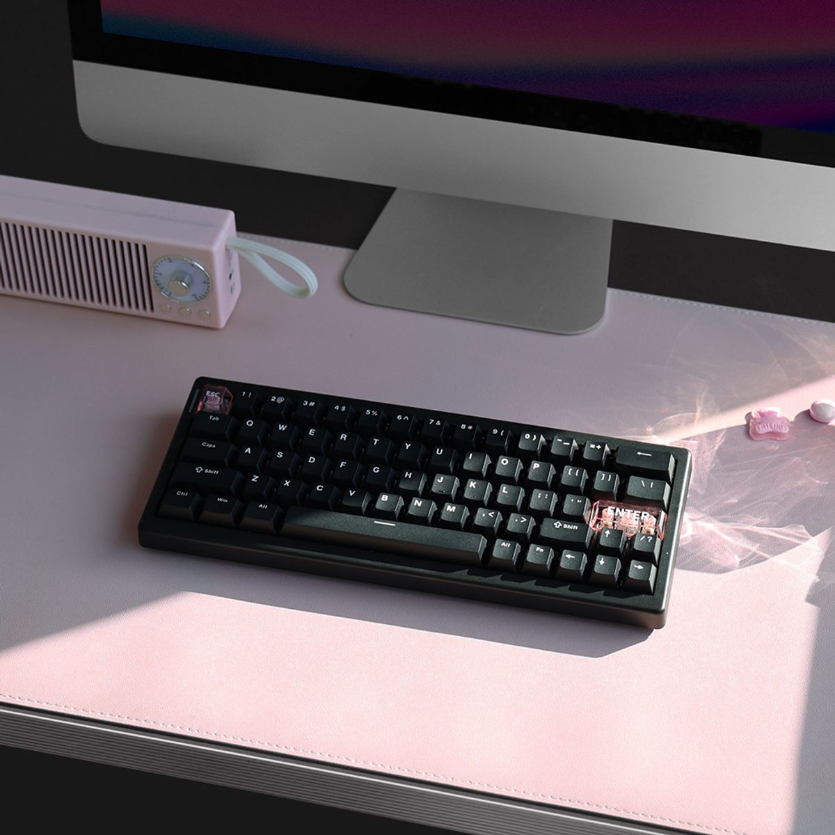 콕스(COX) COX CMK63R PBT 8K 래피드 트리거 무소음 자석축 키보드