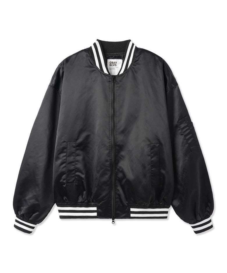 티티 바시티 자켓 GKAJK63(BLACK)