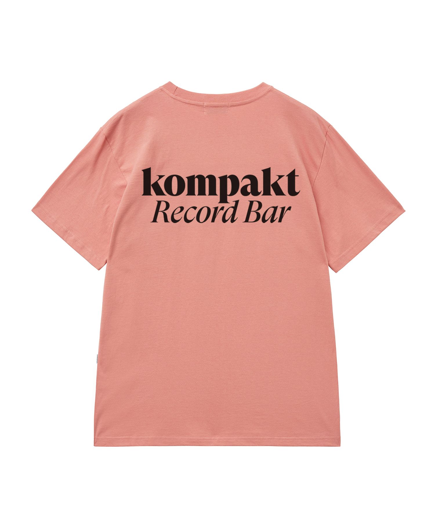 MUSINSA | KOMPAKT RECORD BAR KRB Basic New Logo T-shirt - Salmon