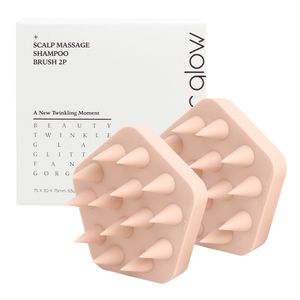 국내생산 저자극 두피세척 모근탄탄 샴푸브러쉬 2P