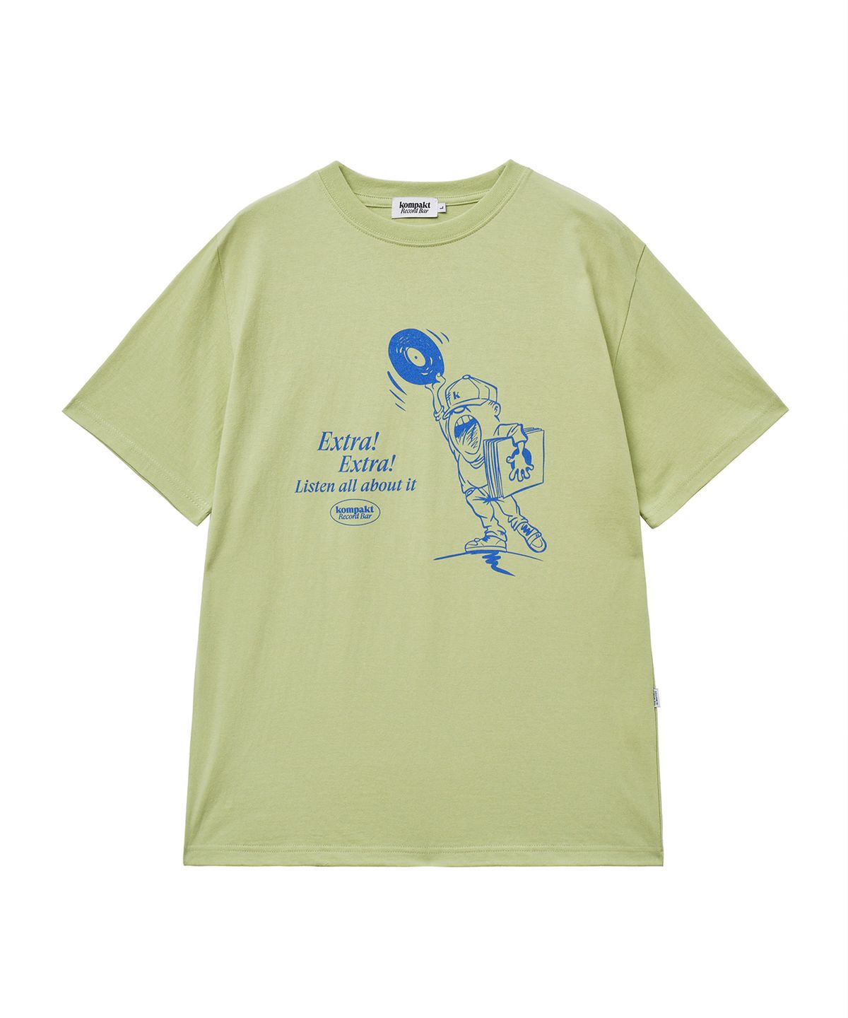 콤팩트 레코드 바(KOMPAKT RECORD BAR) KRB Extra Extra T-shirt - Lime