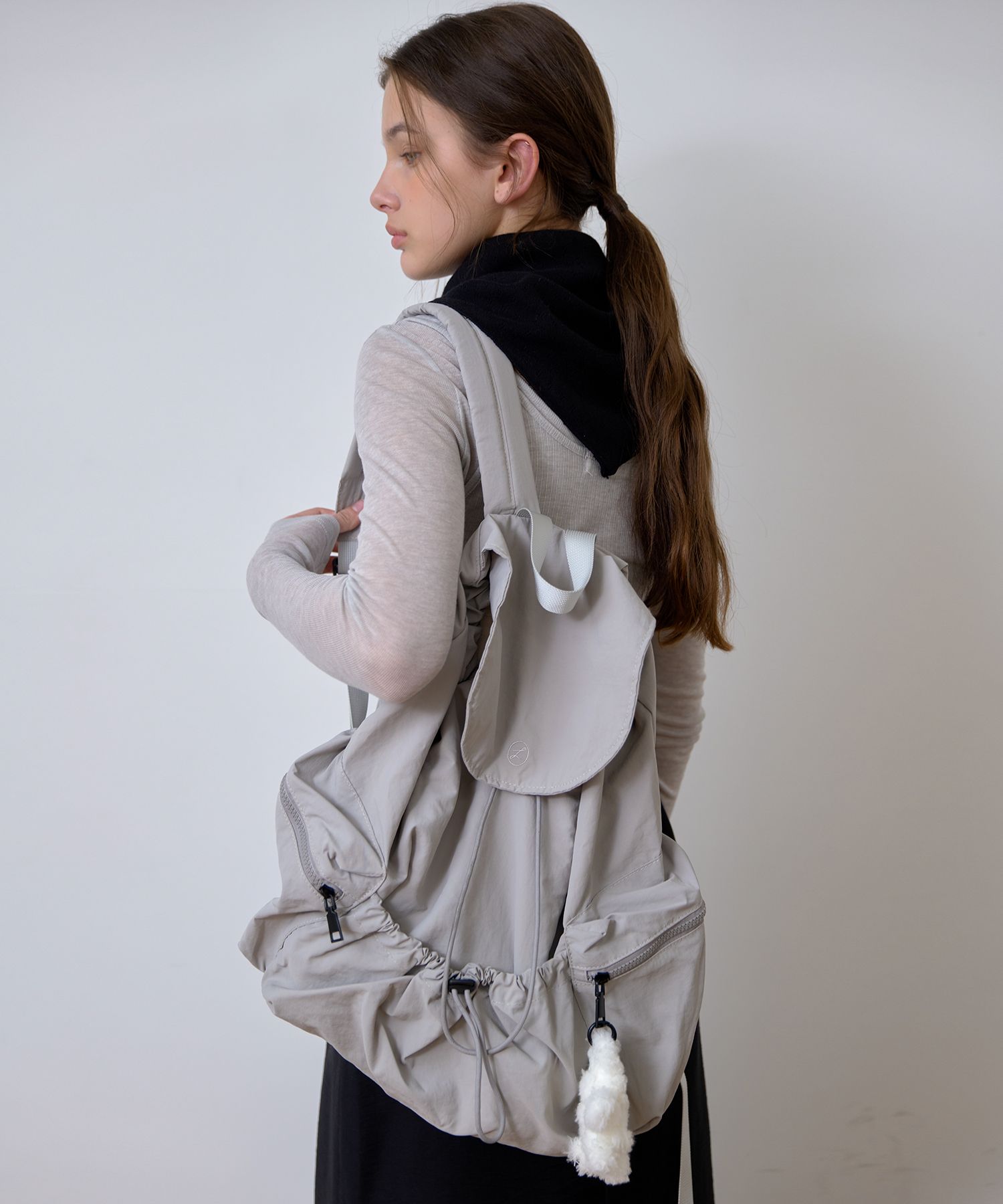 MUSINSA | LAMINEZ [Keyring Gift] Rustle String Backpack