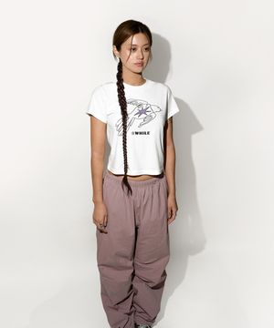 코어 클라이밍 바지 등산복 암벽등반 와이드 팬츠 (SMOKE PINK)