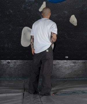 코어 클라이밍 바지 등산복 암벽등반 와이드 팬츠 (CHARCOAL)