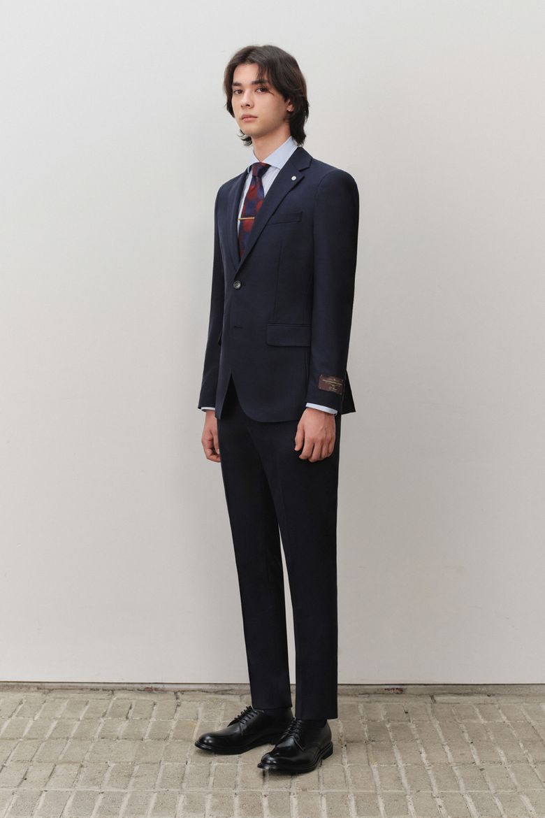 [Perfect Suit] CANONICO 울 100 카미치아 수트 네이비 BNESJA010NY_BNESPA110NY