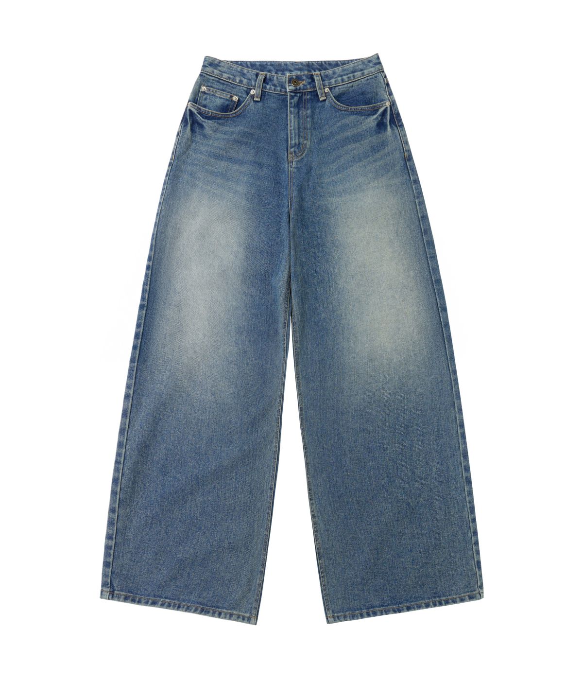 레피어(REPPIER) Wide Denim Pants (Vintage Blue)