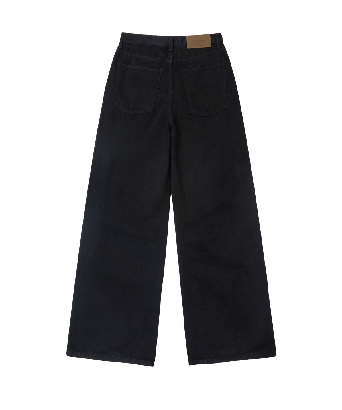 레피어(REPPIER) Wide Denim Pants (Black)