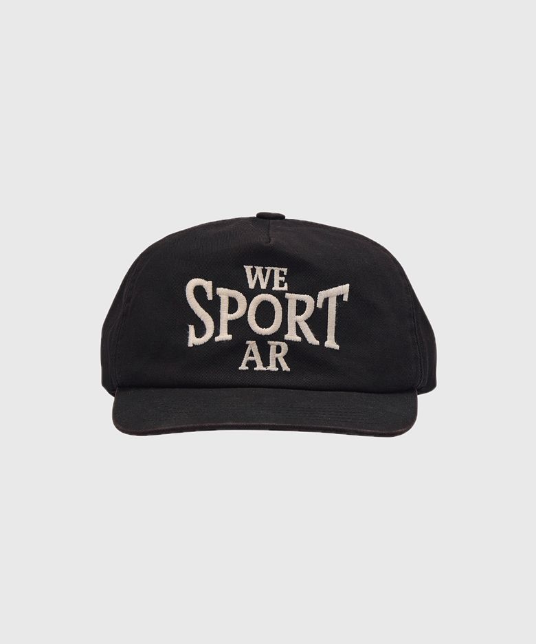 Sport wear 5P cap Black