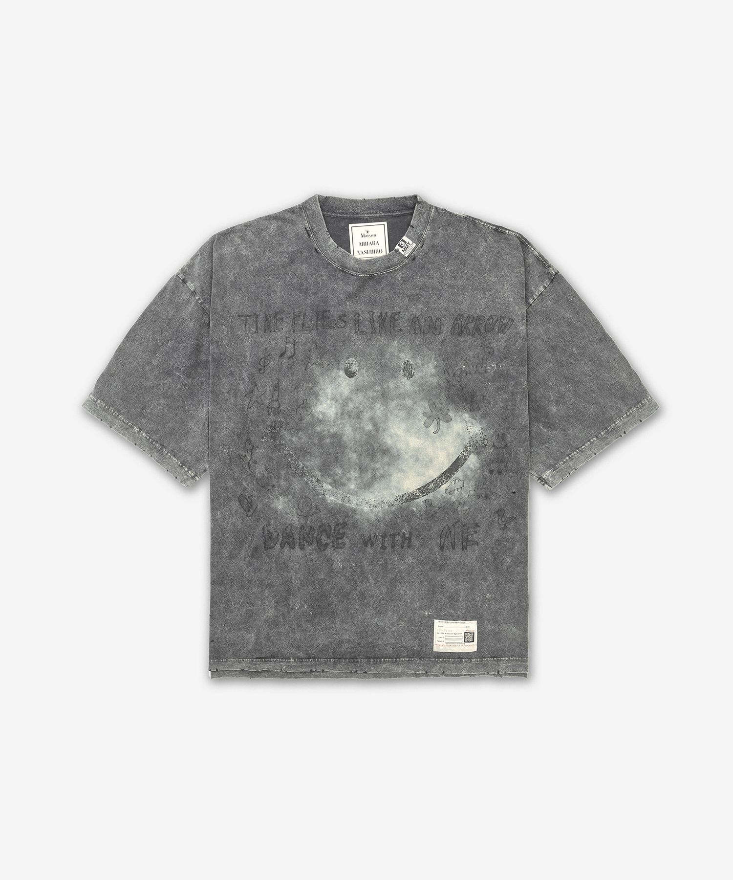 MUSINSA公式 | MAISON MIHARA YASUHIRO ブリーチド半袖Tシャツ