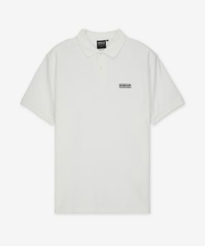 인터내셔널 에센셜 로고 반소매 폴로 셔츠 - 화이트 / MML1318WH13