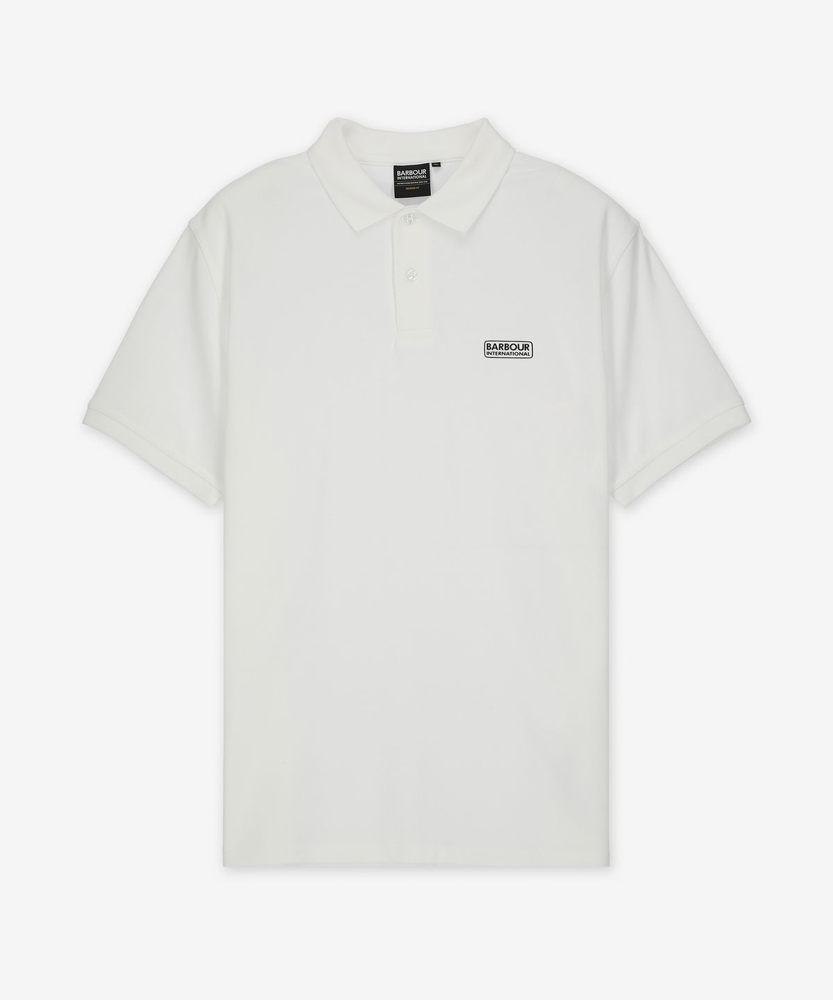 바버(BARBOUR) 인터내셔널 에센셜 로고 반소매 폴로 셔츠 - 화이트 / MML1318WH13