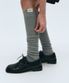 W KNIT LONG SOCKS gray