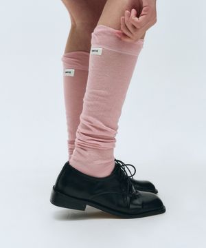 W SHEER SOCKS pink