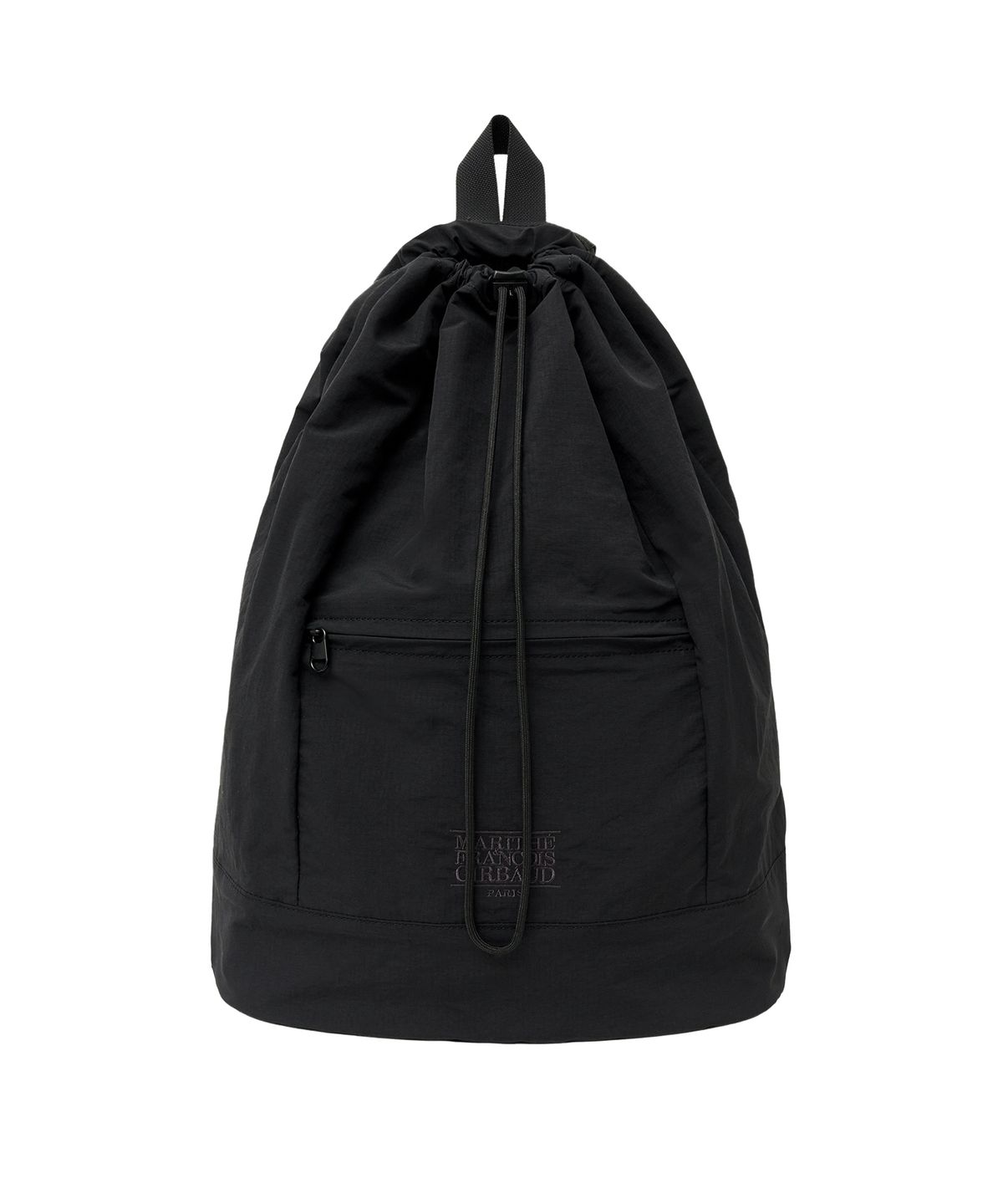 마리떼 프랑소와 저버(MARITHÉ + FRANҪOIS GIRBAUD) CLASSIC LOGO ZIP POCKET BACKPACK black