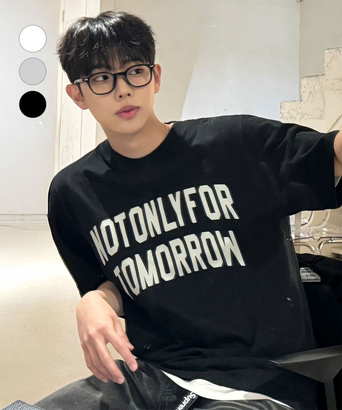 낫온리포투데이(NOT ONLY FOR TODAY) 투모로우 반소매 티셔츠 (3Color)