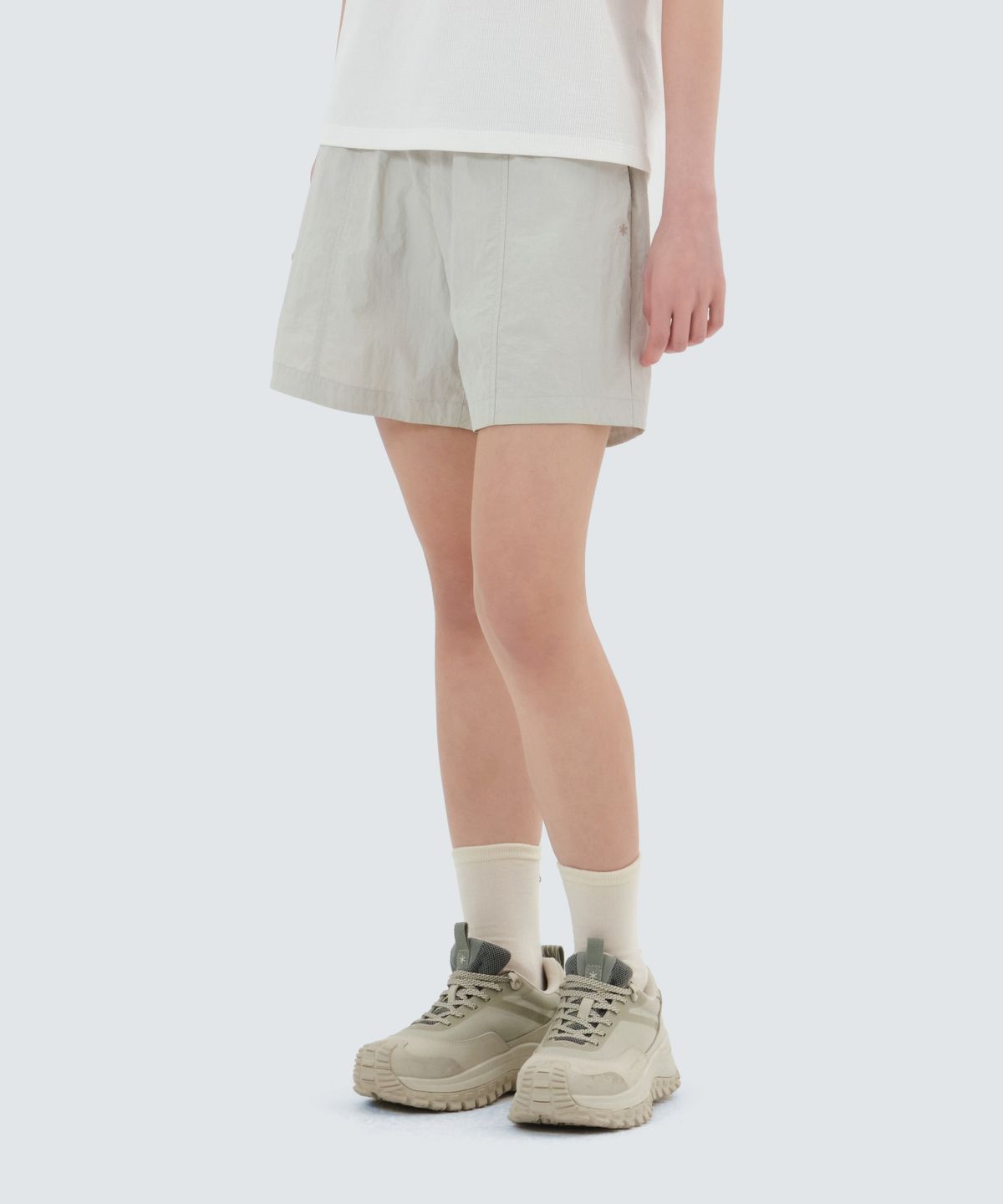 스노우피크 어패럴(SNOWPEAK APPAREL) 타슬란 여성 3부 반바지 (S25MWLHP63) Light Beige
