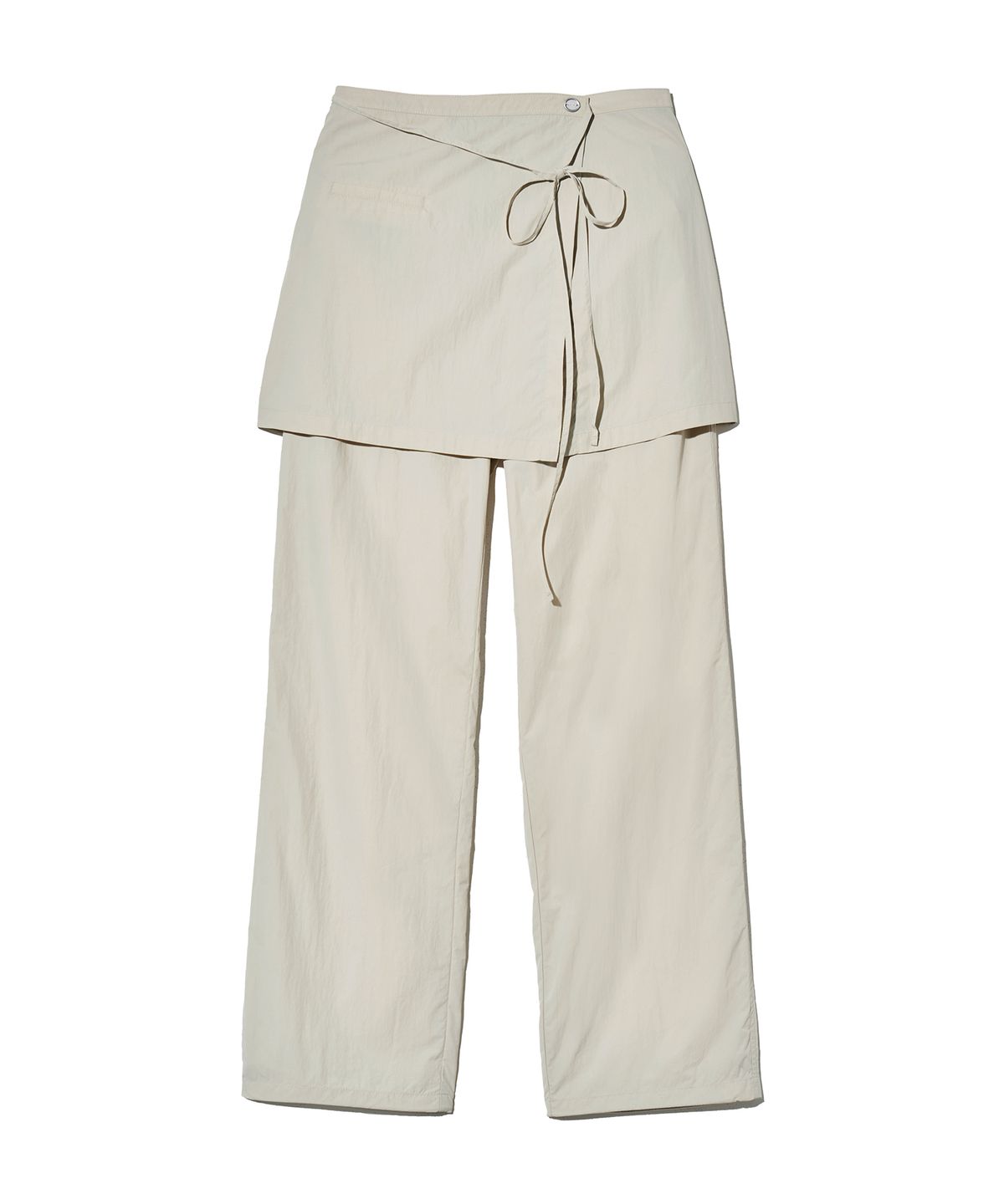 마리떼 프랑소와 저버(MARITHÉ + FRANҪOIS GIRBAUD) W LAYERED SKIRT PANTS light gray