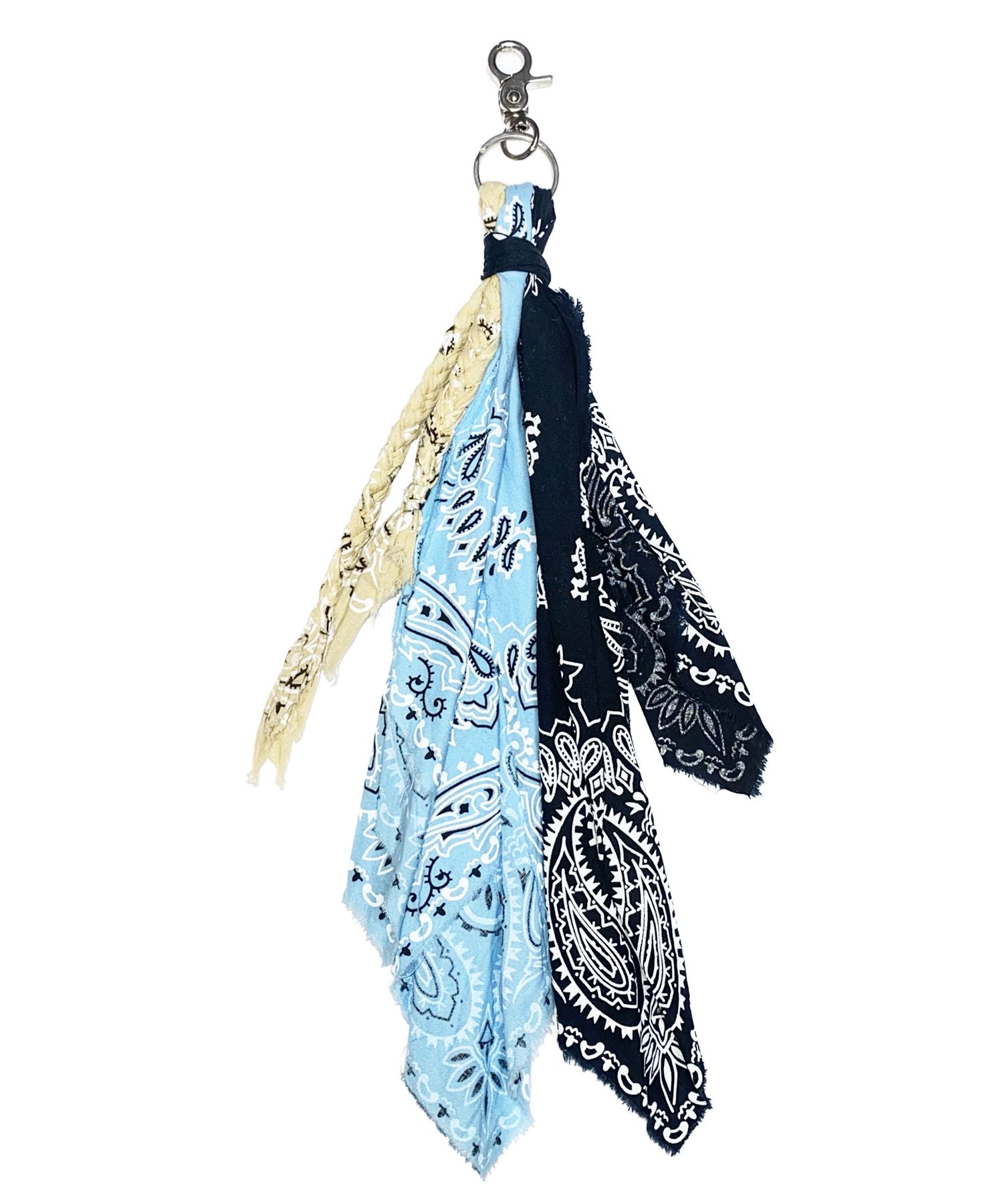 MUSINSA | RUNDS Color Bandana Keyring (Sky Blue)