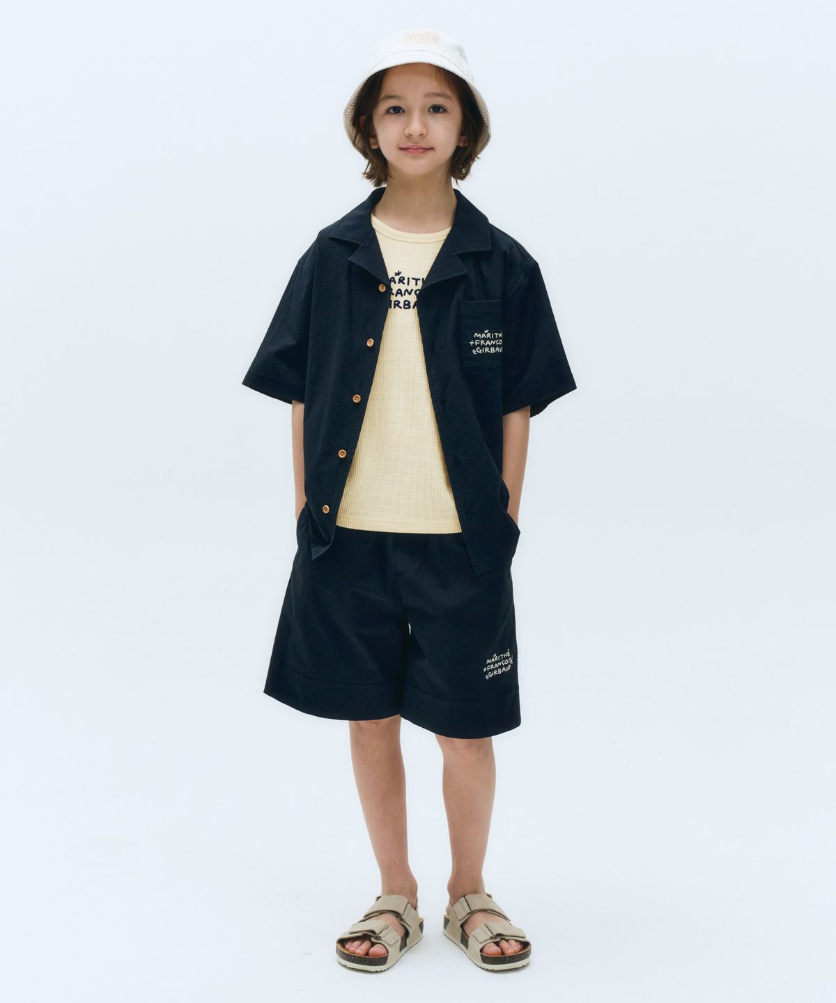 마리떼 키즈(MARITHÉ KIDS) KIDS SEERSUCKER SHORT dark navy