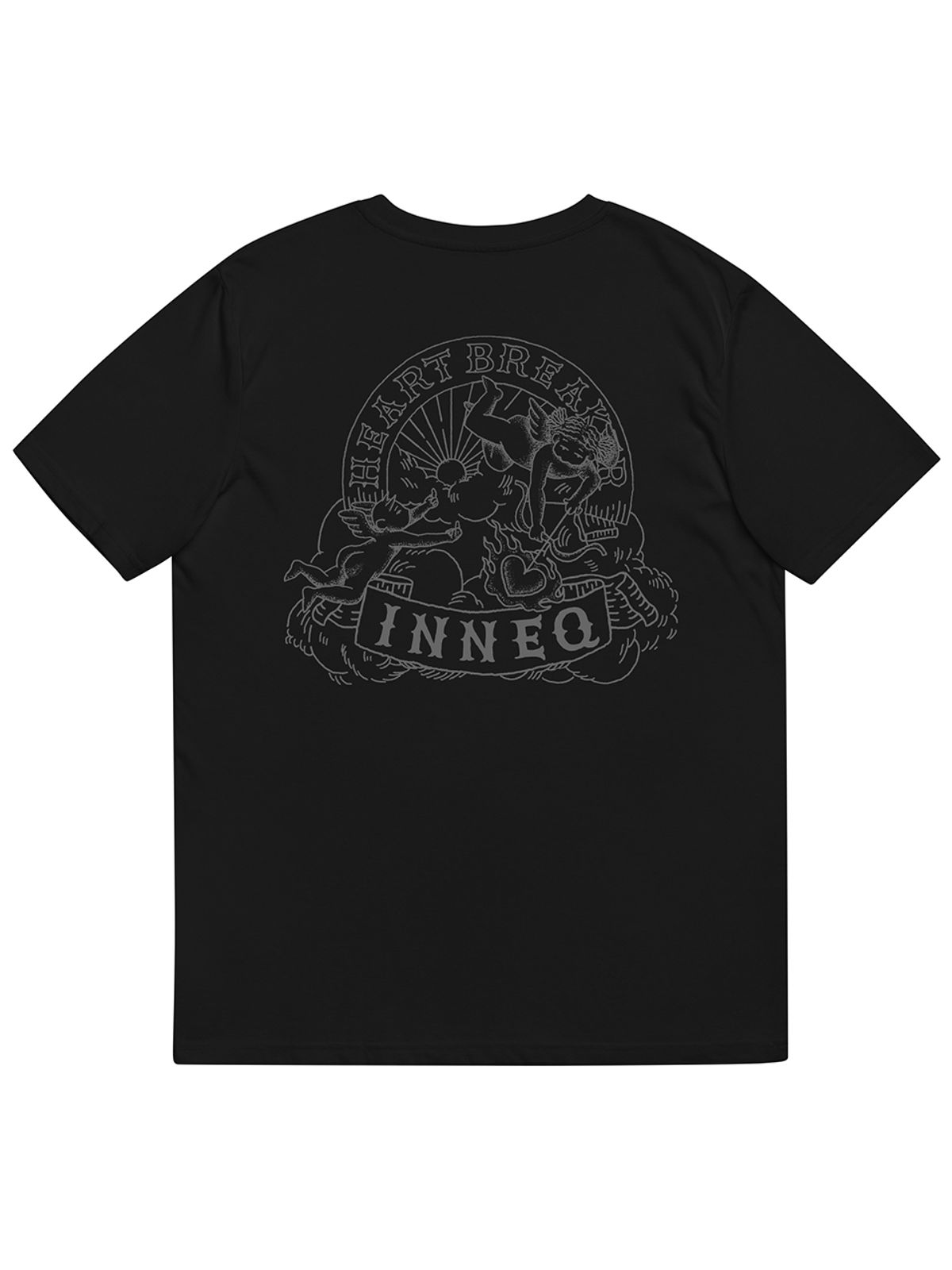 이네크(INNEQ) Heart Breaker Tee_Black