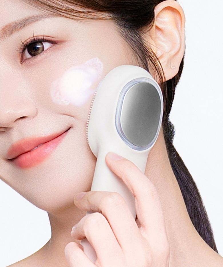 냉온 세안 진동클렌저 얼굴 뷰티 디바이스 마사지기