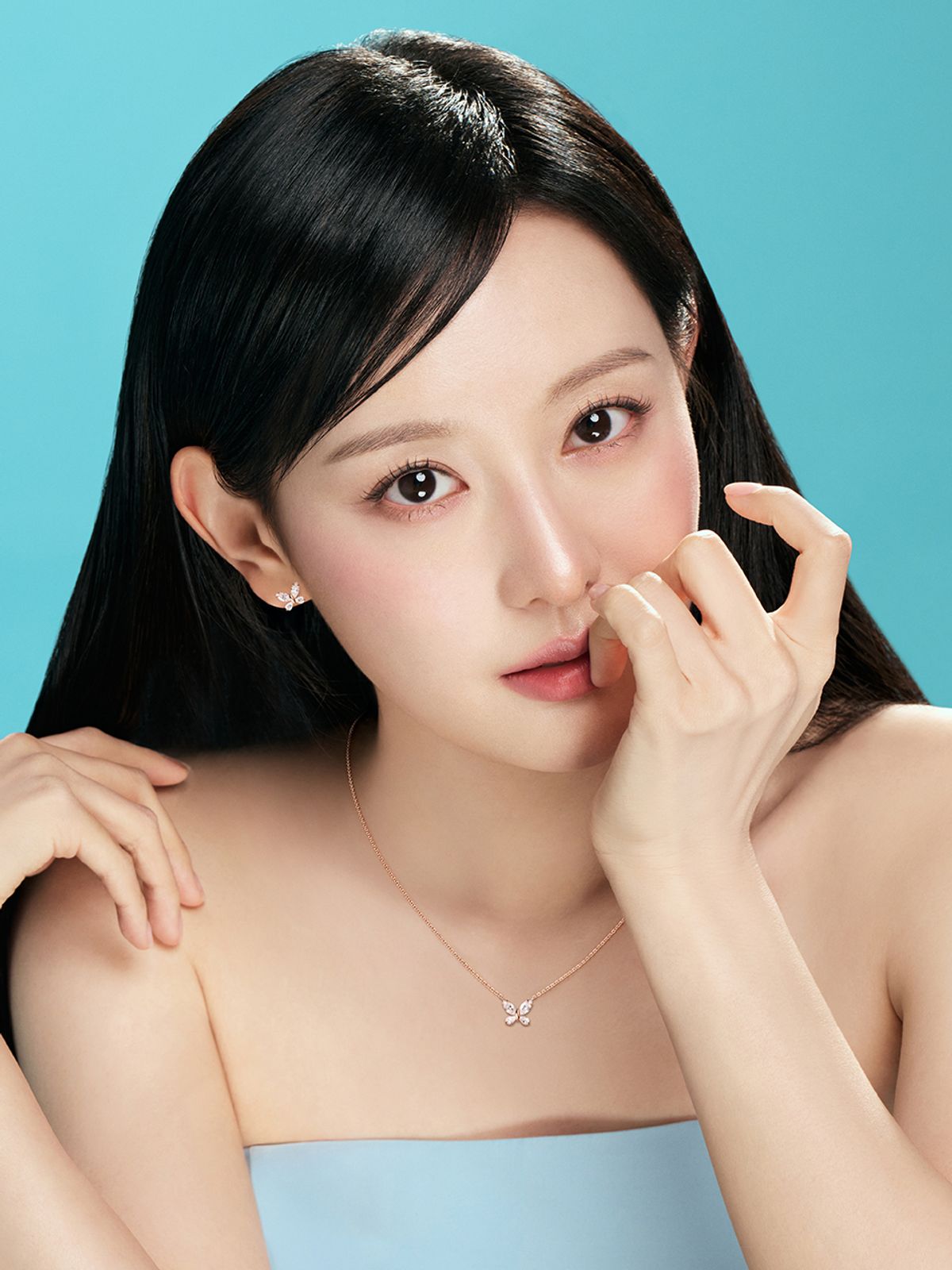 스톤헨지(STONEHENGE) 러브 듀엣 14K 목걸이 SA25A77U