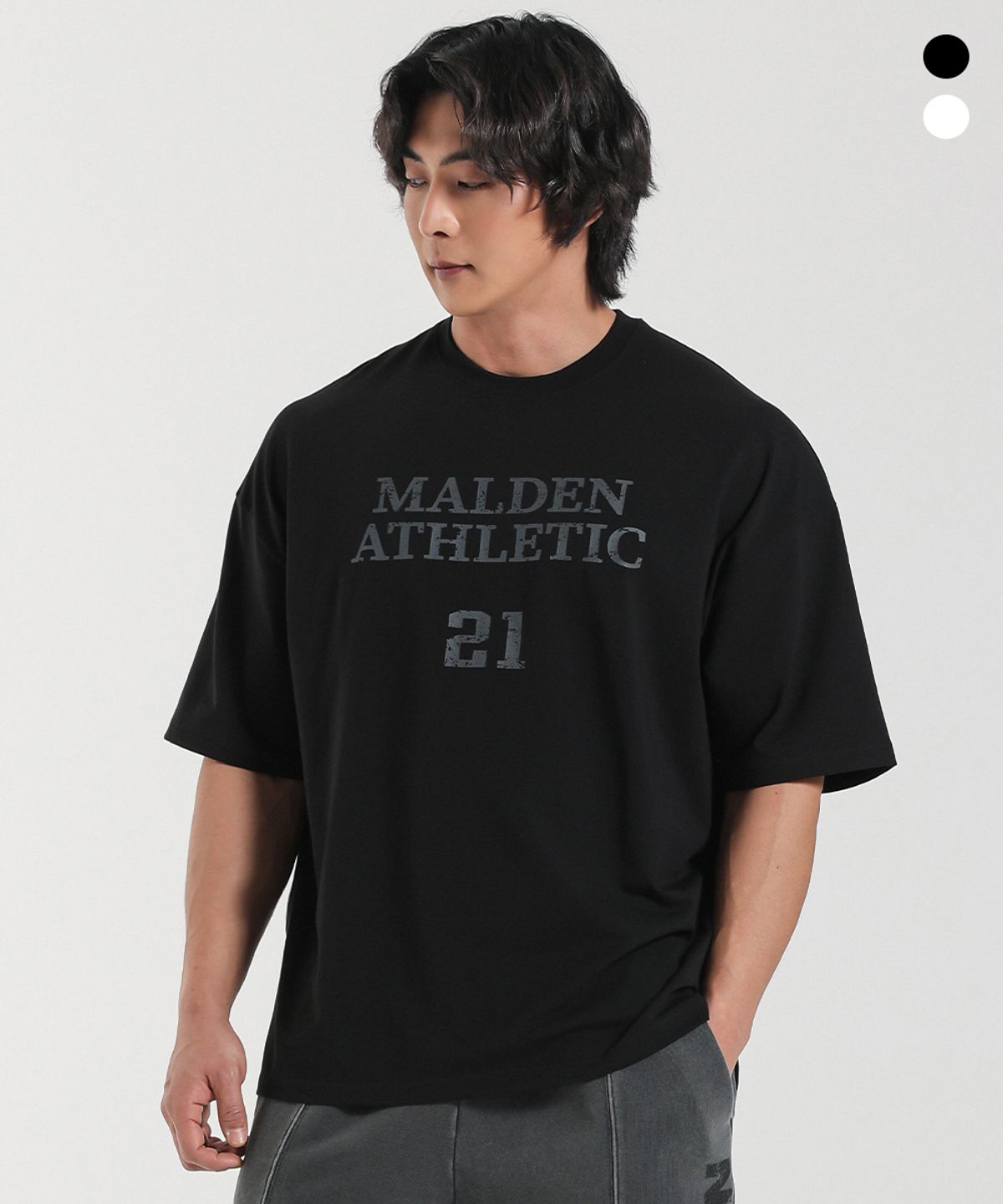 몰든(MALDEN) 스탠다드 루즈핏 크랙 티셔츠