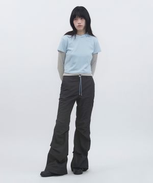 TUCKED BOOTSCUT PANTS [CHARCOAL]