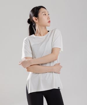 여성요가복 플로잉 루즈 티셔츠 4TT5458