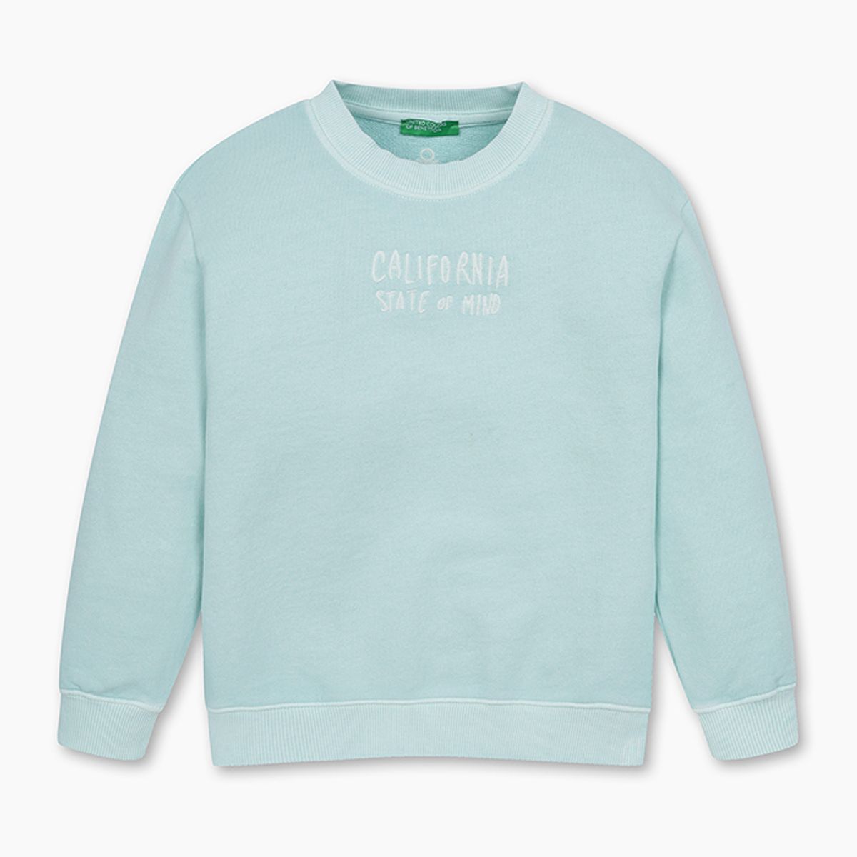 베네통키즈(BENETTONKIDS) 키즈 피그먼트 맨투맨_3WITG10J4LB