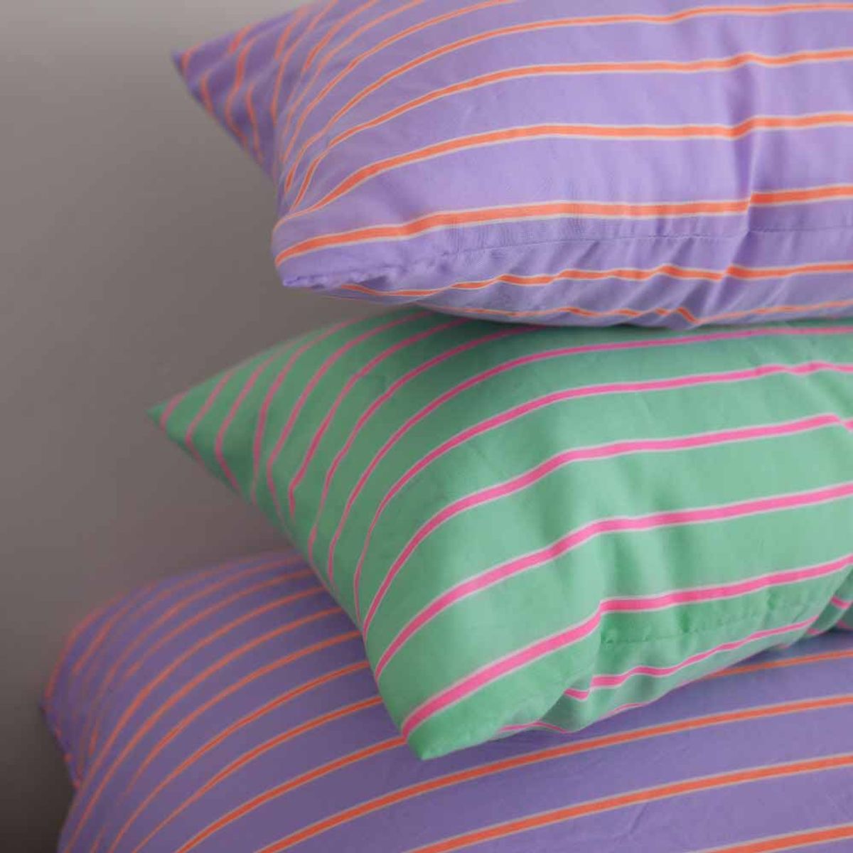 봄봄패브릭스(BOMBOM FABRICS) stripe pillow case [Tencel] 3size, 2color