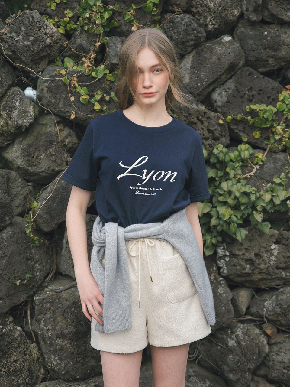 ◇LENINA◇ CALLA city print Tshirt_BEIGE MUSINSA | LENINA CALLA city print T-shirt_ORANGE