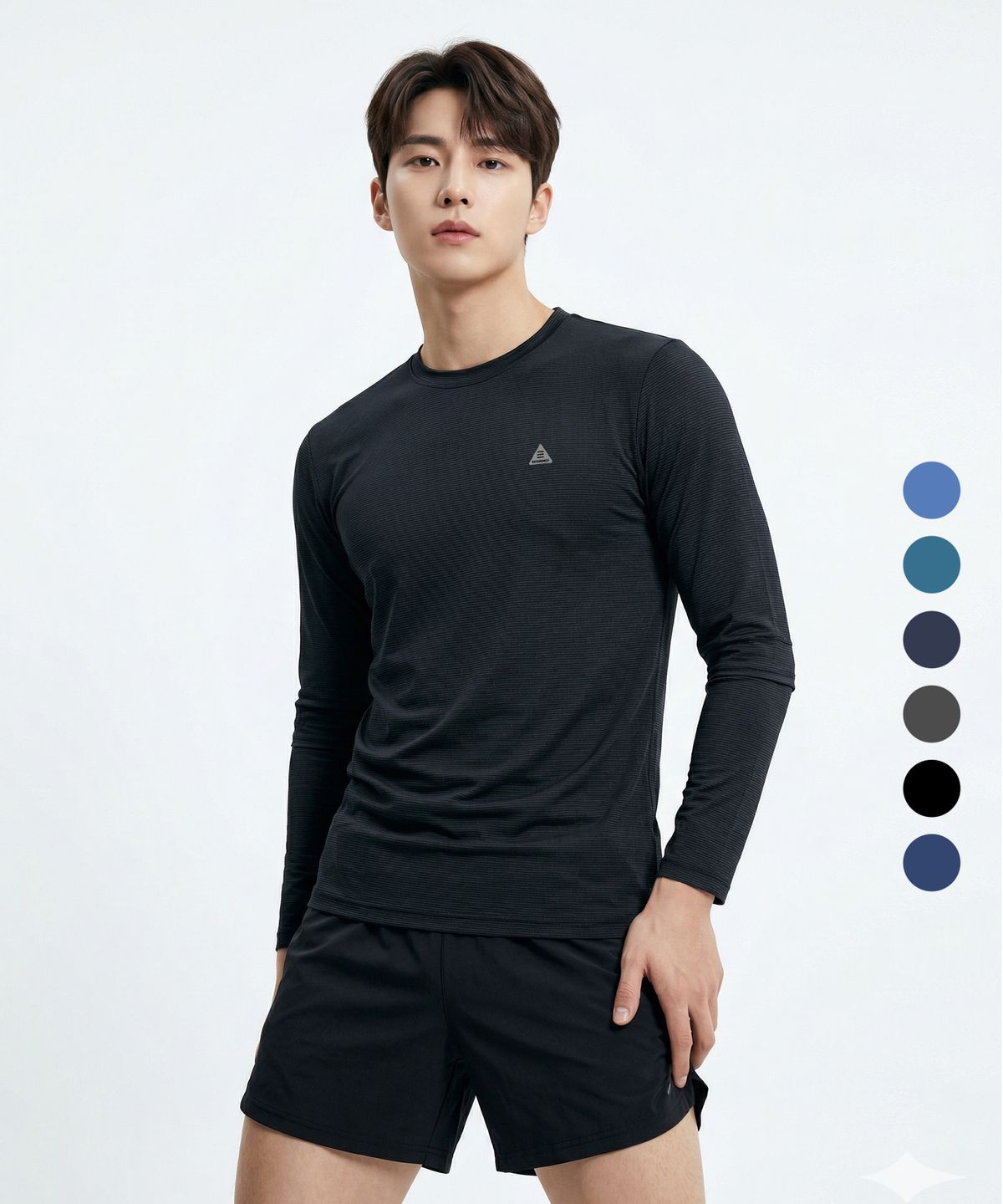 이지바이(EZBUY) 쿨가이 남성 냉감 라운드 긴팔 티셔츠 5 Colors