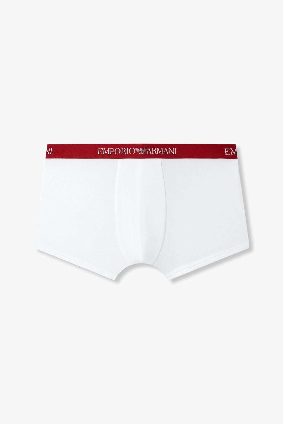 엠포리오 아르마니 언더웨어(EMPORIO ARMANI UNDERWEAR) 남성 로고 밴딩 솔리드 코튼 드로즈 _화이트_0815112321