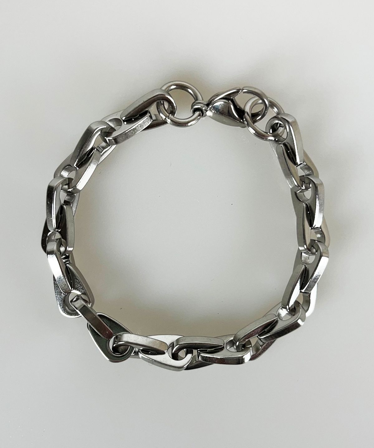 섹스토(SEXTO) [팔찌][써지컬스틸]Bottle Cap Chain Bracelet Silver