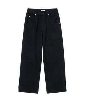 Travail Box Chino Pants - BLACK