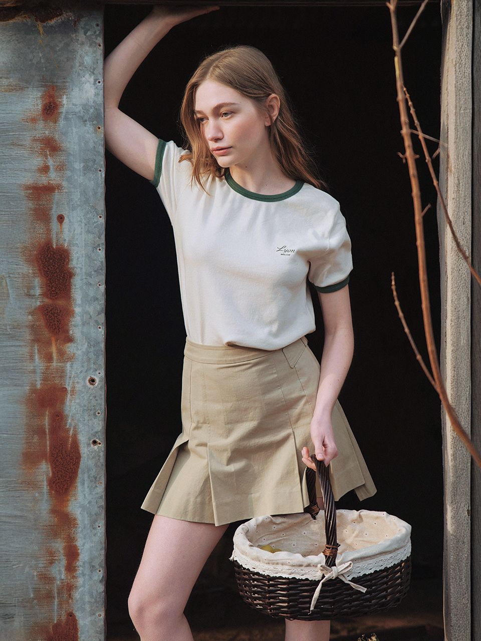 Lenina ♥ BETTY city print T-shirt /追跡付 MUSINSA公式 | LENINA BETTY city print T-shirt_WHITE