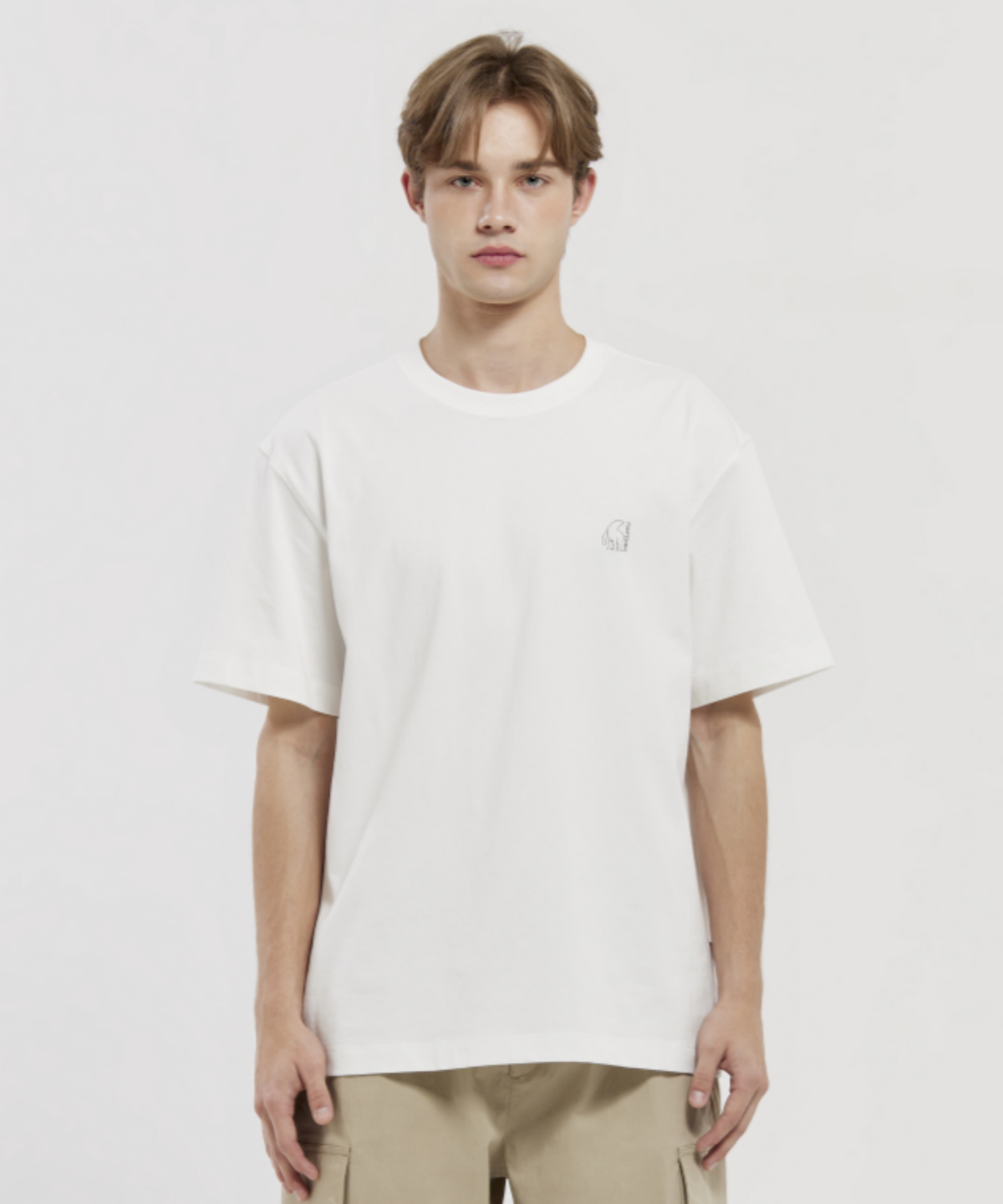 노르디스크(NORDISK) 해먹 카툰폴라베어 반팔 티셔츠 - U_Off White