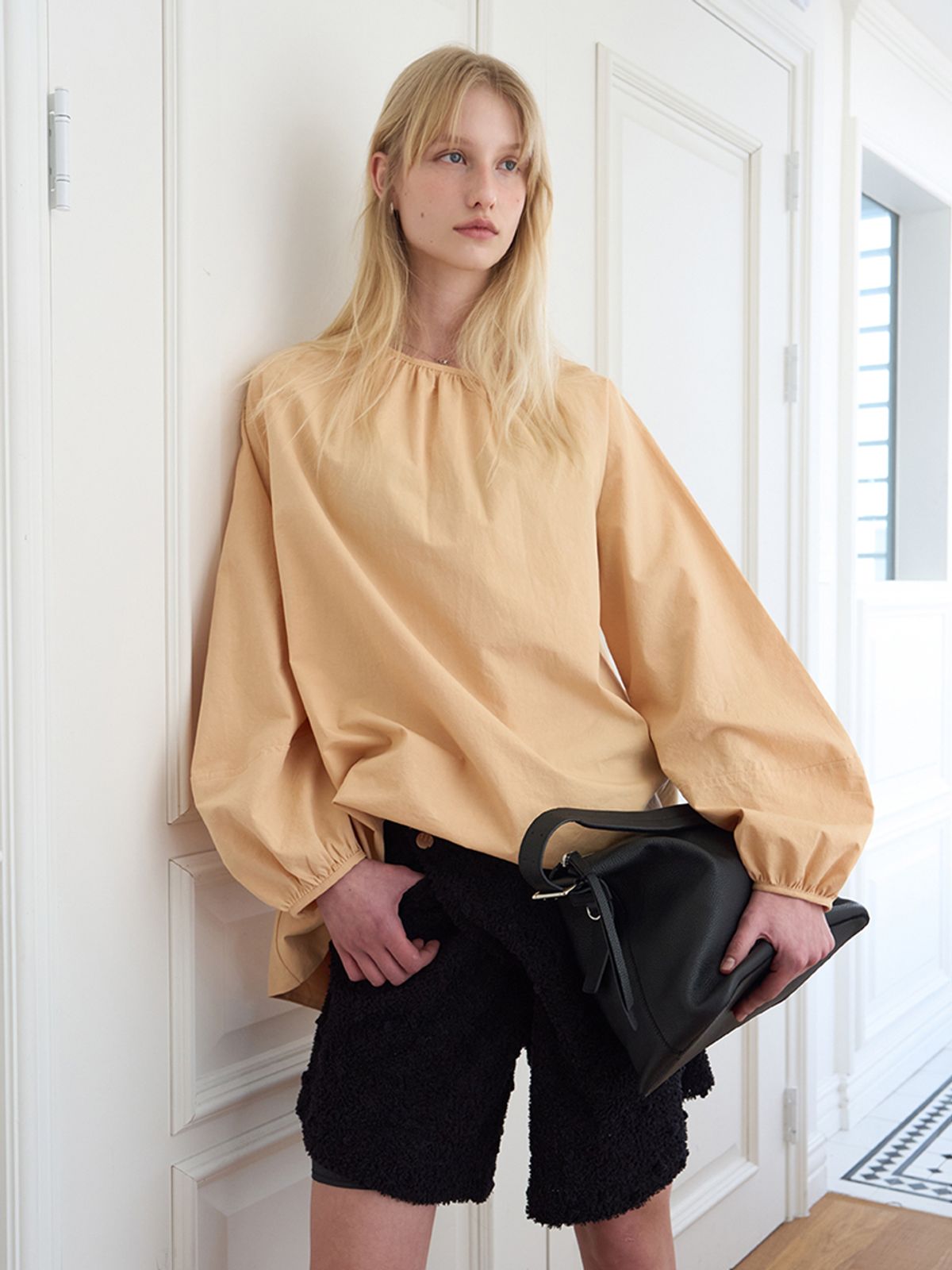 위메농(OUI MAIS NON) Vivian cotton blouse
