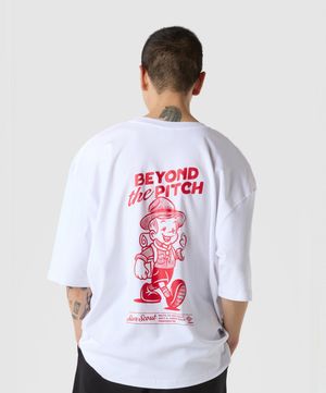 NQ 샘 스카우트 그래픽 반팔 티셔츠 화이트(UQ111CRS21)