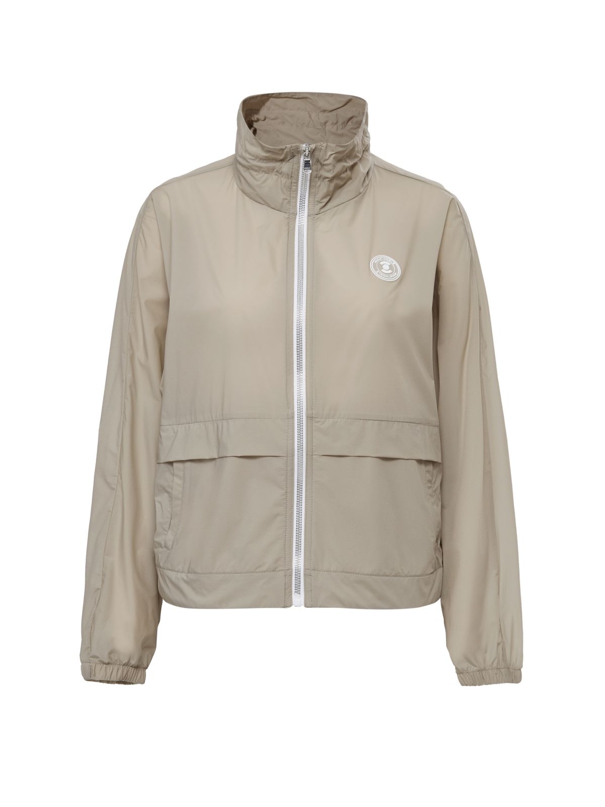 와이드앵글(WIDEANGLE) CO 소프트 루즈핏 하이넥 자켓  L_Beige