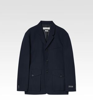 크루거 울 블레이저 네이비