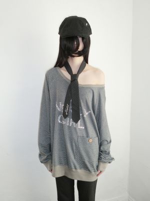 널디걸 포켓 박스 티셔츠 (블랙)