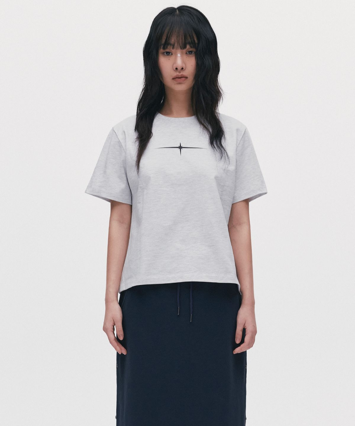 틸던(TILLDAWN) CLASSIC FLASH TOP light heather gray