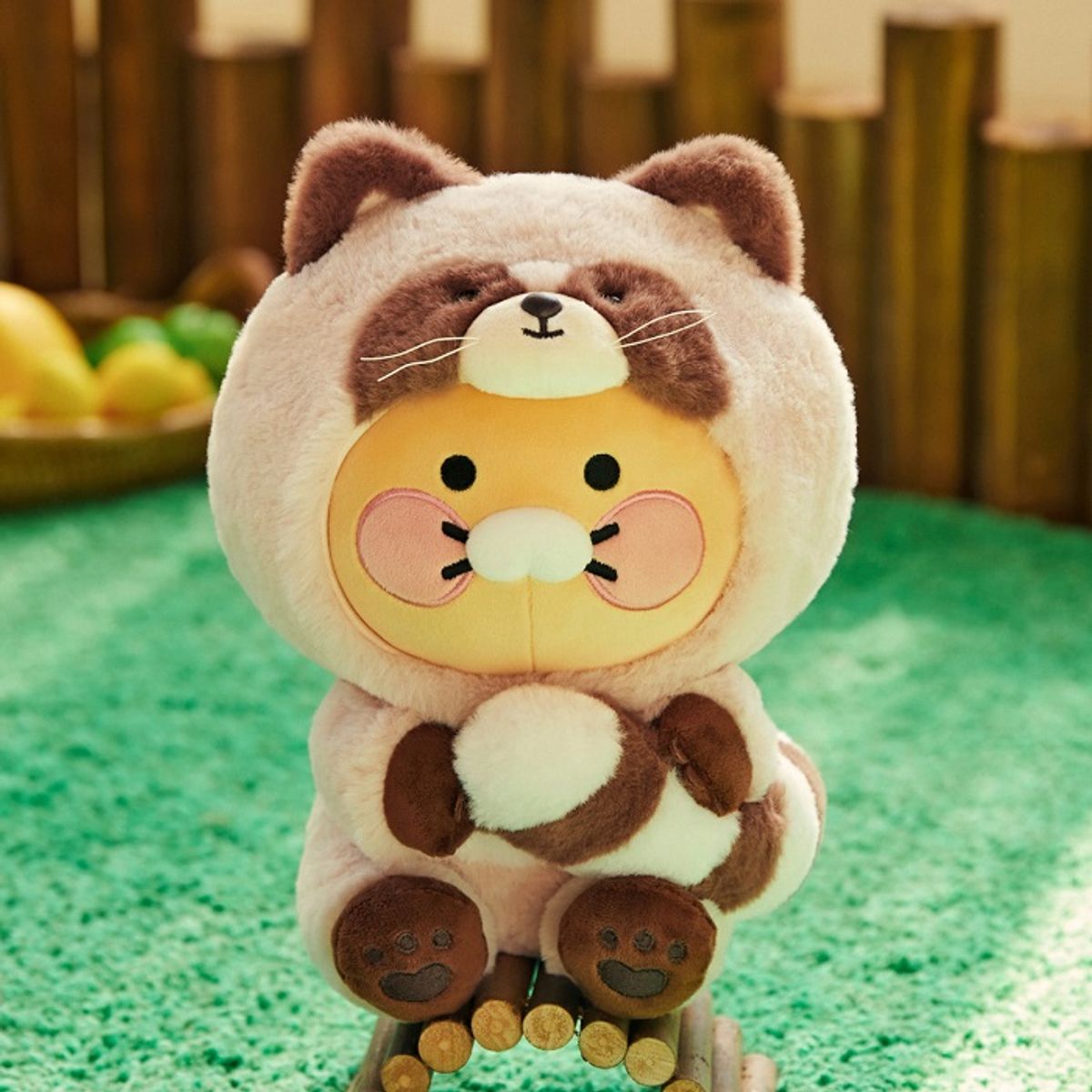 카카오프렌즈(KAKAO FRIENDS) FRIENDZOO 너구리 인형_춘식이